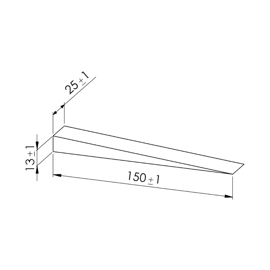 Vonkvrije wig - 571150 - 150x25x13 - 900x900